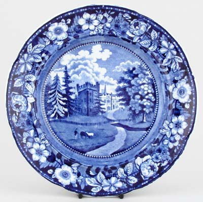 Dinner Plate Faulkbourn Hall c1825